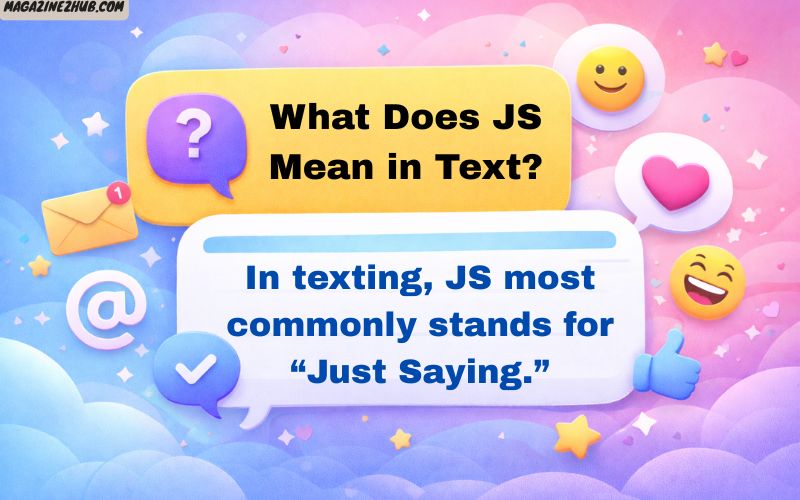 What Does JS Mean in Text