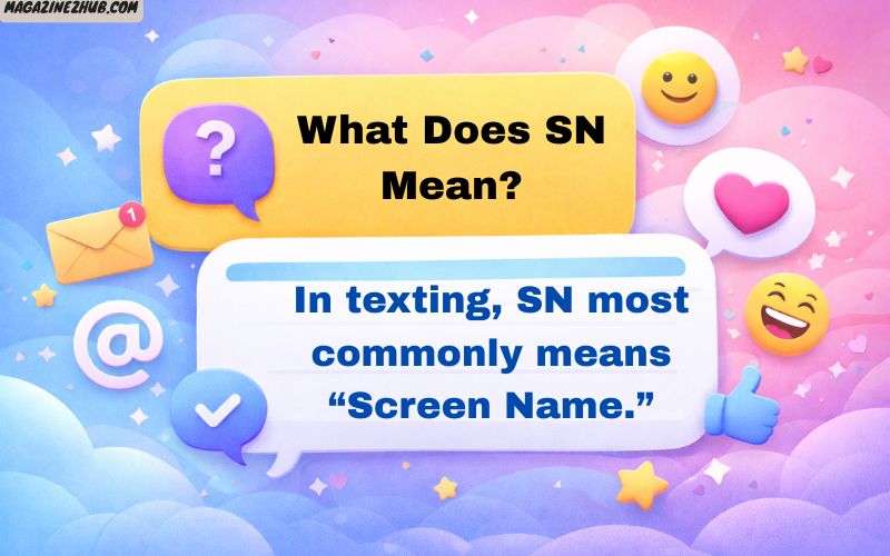 What Does SN Mean
