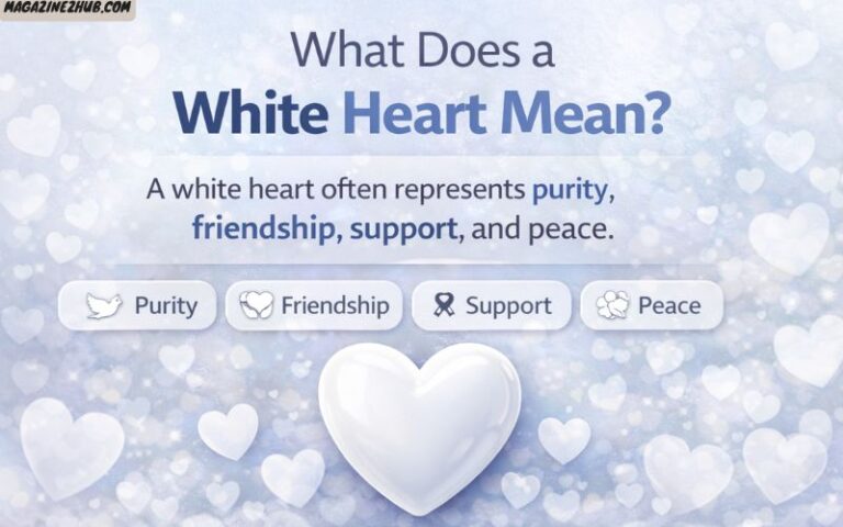 What Does a White Heart Mean