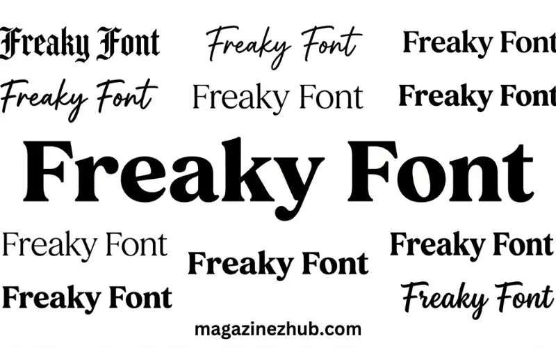Freaky Font