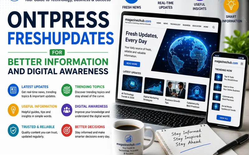 Ontpress FreshUpdates for Better Information and Digital Awareness